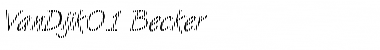 Download VanDijk01 Becker Font Download VanDijk01 Becker Font