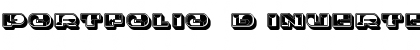 Download Portfolio 3D Inverted Font Download Portfolio 3D Inverted Font