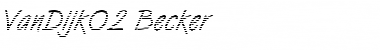 Download VanDijk02 Becker Font Download VanDijk02 Becker Font