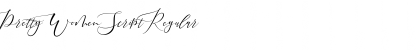 Download Pretty Women Script Font Download Pretty Women Script Font