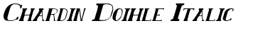 Download Chardin Doihle Italic Font Download Chardin Doihle Italic Font