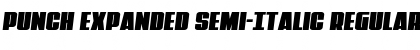 Download Punch Expanded Semi-Italic Font Download Punch Expanded Semi-Italic Font