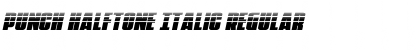 Download Punch Halftone Italic Font Download Punch Halftone Italic Font