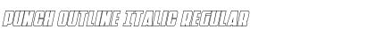 Download Punch Outline Italic Font Download Punch Outline Italic Font