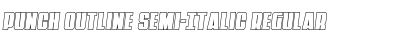 Download Punch Outline Semi-Italic Font Download Punch Outline Semi-Italic Font