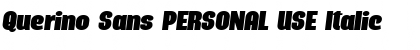Download Querino Sans PERSONAL USE Font Download Querino Sans PERSONAL USE Font
