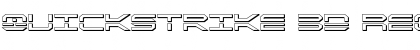 Download QuickStrike 3D Font Download QuickStrike 3D Font