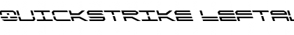 Download QuickStrike Leftalic Font Download QuickStrike Leftalic Font