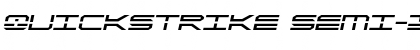 Download QuickStrike Semi-Italic Font Download QuickStrike Semi-Italic Font