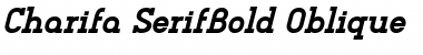 Download Charifa SerifBold Oblique Font Download Charifa SerifBold Oblique Font