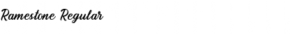 Download Ramestone Font Download Ramestone Font