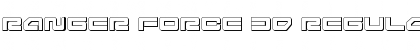 Download Ranger Force 3D Font Download Ranger Force 3D Font