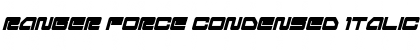 Download Ranger Force Condensed Italic Font Download Ranger Force Condensed Italic Font