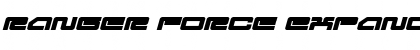Download Ranger Force Expanded Italic Font Download Ranger Force Expanded Italic Font