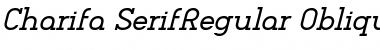 Download Charifa SerifRegular Oblique Font Download Charifa SerifRegular Oblique Font