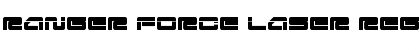 Download Ranger Force Laser Font Download Ranger Force Laser Font