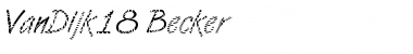 Download VanDijk18 Becker Font Download VanDijk18 Becker Font
