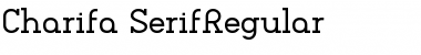 Download Charifa SerifRegular Font Download Charifa SerifRegular Font