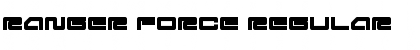 Download Ranger Force Font Download Ranger Force Font