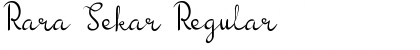 Download Rara Sekar Font Download Rara Sekar Font