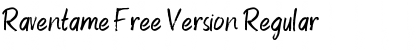 Download Raventame Free Version Font Download Raventame Free Version Font