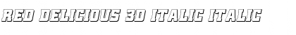 Download Red Delicious 3D Italic Font Download Red Delicious 3D Italic Font
