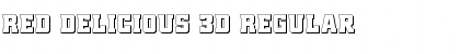 Download Red Delicious 3D Font Download Red Delicious 3D Font