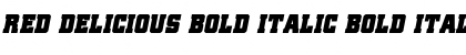 Download Red Delicious Bold Italic Font Download Red Delicious Bold Italic Font
