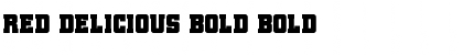Download Red Delicious Bold Font Download Red Delicious Bold Font