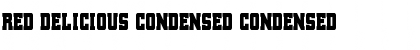 Download Red Delicious Condensed Font Download Red Delicious Condensed Font