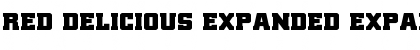 Download Red Delicious Expanded Font Download Red Delicious Expanded Font
