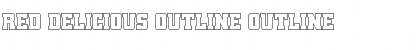 Download Red Delicious Outline Font Download Red Delicious Outline Font