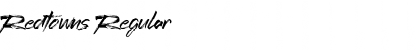 Download Redtowns Font Download Redtowns Font