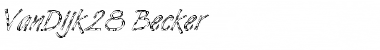 Download VanDijk28 Becker Font Download VanDijk28 Becker Font