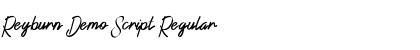 Download Reyburn Demo Script Font Download Reyburn Demo Script Font