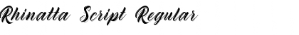 Download Rhinatta Script Font Download Rhinatta Script Font