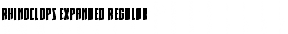 Download Rhinoclops Expanded Font Download Rhinoclops Expanded Font