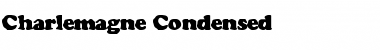 Download Charlemagne Condensed Font Download Charlemagne Condensed Font