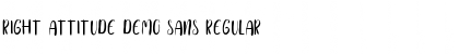 Download Right Attitude Demo Sans Font Download Right Attitude Demo Sans Font