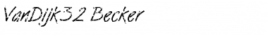 Download VanDijk32 Becker Font Download VanDijk32 Becker Font