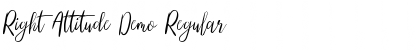 Download Right Attitude Demo Font Download Right Attitude Demo Font