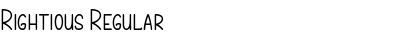Download Rightious Font Download Rightious Font