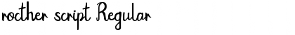 Download rocther script Font Download rocther script Font