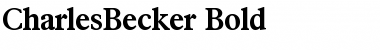 Download CharlesBecker Font Download CharlesBecker Font