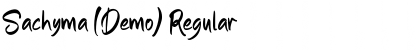 Download Sachyma (Demo) Font Download Sachyma (Demo) Font