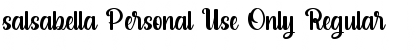Download salsabella Personal Use Only Font Download salsabella Personal Use Only Font