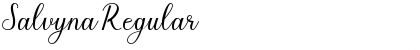 Download Salvyna Font Download Salvyna Font