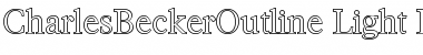 Download CharlesBeckerOutline-Light Font Download CharlesBeckerOutline-Light Font