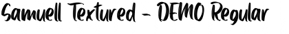 Download Samuell Textured - DEMO Font Download Samuell Textured - DEMO Font