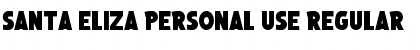 Download Santa Eliza Personal Use Font Download Santa Eliza Personal Use Font